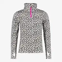 Scapino Mountain Peak kinder skipully met rits luipaardprint aanbieding