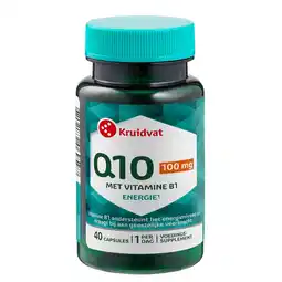 Kruidvat Kruidvat Q10 100 mg Capsules met Vitamine B1 aanbieding