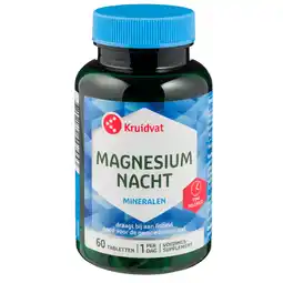 Kruidvat Kruidvat Magnesium Nacht Time Released Tabletten aanbieding