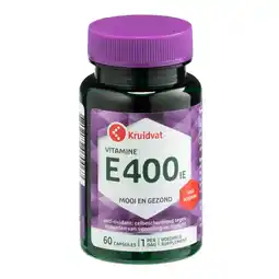 Kruidvat Kruidvat Vitamine E-400 Capsules aanbieding