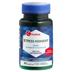 Kruidvat Kruidvat Stress Moment Sterk¹ Tabletten aanbieding