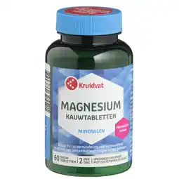 Kruidvat Kruidvat Magnesium Kauwtabletten aanbieding