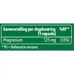 Kruidvat Kruidvat Natures Magnesium Complex aanbieding