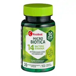 Kruidvat Kruidvat Micro Biotica 14 Bacterie Stammen Capsules aanbieding