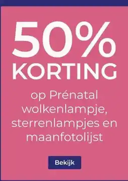 Prenatal op Prénatal wolkenlampje, sterrenlampjes en aanbieding