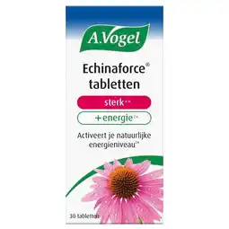Trekpleister A.Vogel Echinaforce Sterk** + Energie2* Tabletten aanbieding