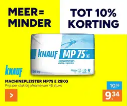 BOUWMAAT Machinepleister MP75 E aanbieding