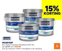 BOUWMAAT Muurverf aanbieding