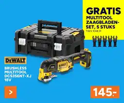 BOUWMAAT Brushless multitool DCS356NT-XJ 18V aanbieding
