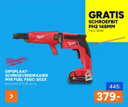 BOUWMAAT Gipsplaat schroevendraaier M18 FUEL FSGC-202X aanbieding