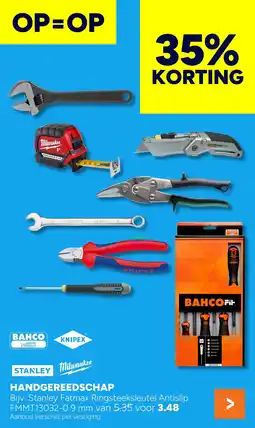 BOUWMAAT Handgereedschap aanbieding