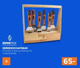 BOUWMAAT Superprof Gereedschapsbak aanbieding