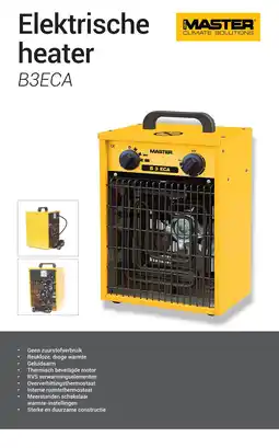 BOUWMAAT Elektrische heater B3ECA aanbieding