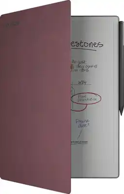 Coolblue reMarkable Paper Pro Mosaic Weave Book Folio Rood aanbieding