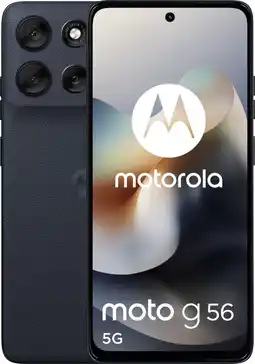 Coolblue Motorola Moto G56 256GB Zwart 5G aanbieding
