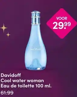DA Davidoff Cool water woman aanbieding