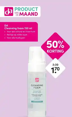 DA DA Cleansing foam 150 ml aanbieding