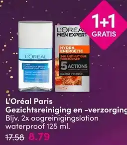 DA L'Oréal Paris Gezichtsreiniging en -verzorging aanbieding