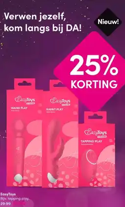 DA EasyToys Bijv. tapping play. aanbieding
