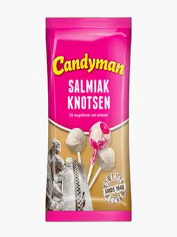 Flink Candyman Salmiakknotsen 125g aanbieding