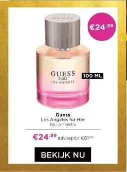 ICI Paris XL Guess Los Angeles for Her aanbieding