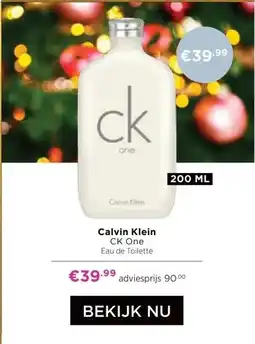 ICI Paris XL Calvin Klein CK One aanbieding