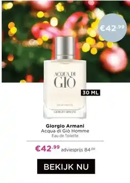 ICI Paris XL Giorgio Armani Acqua di Giò Homme aanbieding