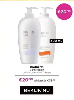 ICI Paris XL Biotherm Bodylotion aanbieding