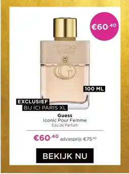 ICI Paris XL Guess Iconic Pour Femme aanbieding