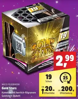Thomas Philipps Weco feuerwerk Gold Stars aanbieding