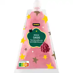Jumbo Jumbo Mousse Cassis in Spuitzak 300 g aanbieding