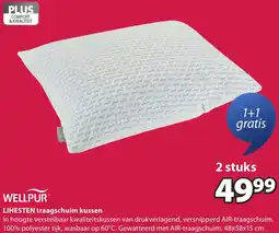 Jysk Wellpur Lihesten traagschuim kussen aanbieding