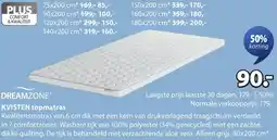 Jysk Dreamzone Kvisten topmatras aanbieding