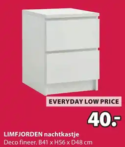Jysk Limfjorden nachtkastje aanbieding