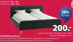 Jysk Kongsberg bedframe aanbieding