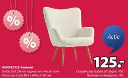 Jysk Hundested fauteuil aanbieding
