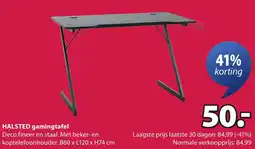 Jysk Halsted gamingtafel aanbieding