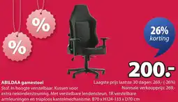 Jysk Abildaa gamestoel aanbieding