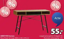 Jysk Abbetved bureau aanbieding