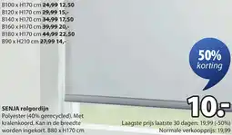 Jysk Senja rolgordijn aanbieding