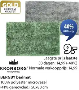 Jysk Kronborg Bergby badmat aanbieding