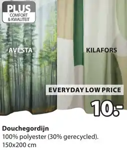 Jysk Douchegordijn aanbieding