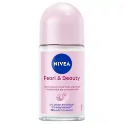 Trekpleister NIVEA Pearl & Beauty Antitranspirant Roller aanbieding