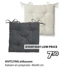 Jysk HVITLYNG zitkussen aanbieding