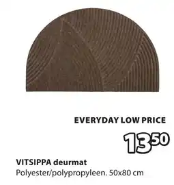 Jysk VITSIPPA deurmat aanbieding
