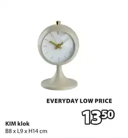 Jysk KIM klok aanbieding