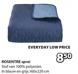 Jysk ROSENTRE sprei aanbieding