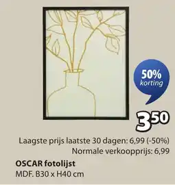 Jysk OSCAR fotolijst aanbieding