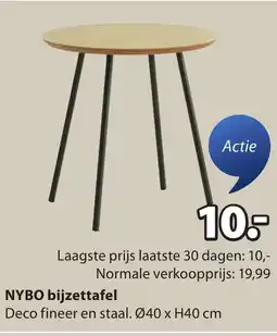Jysk NYBO bijzettafel aanbieding