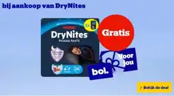 Bol.com Bij aankoop van drynites aanbieding